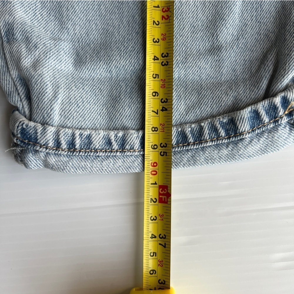 ZARA Z1975 BAGGY PAPERBAG JEANS BLUE SIZE 36  | 5862/370/436 - Picture 11 of 13